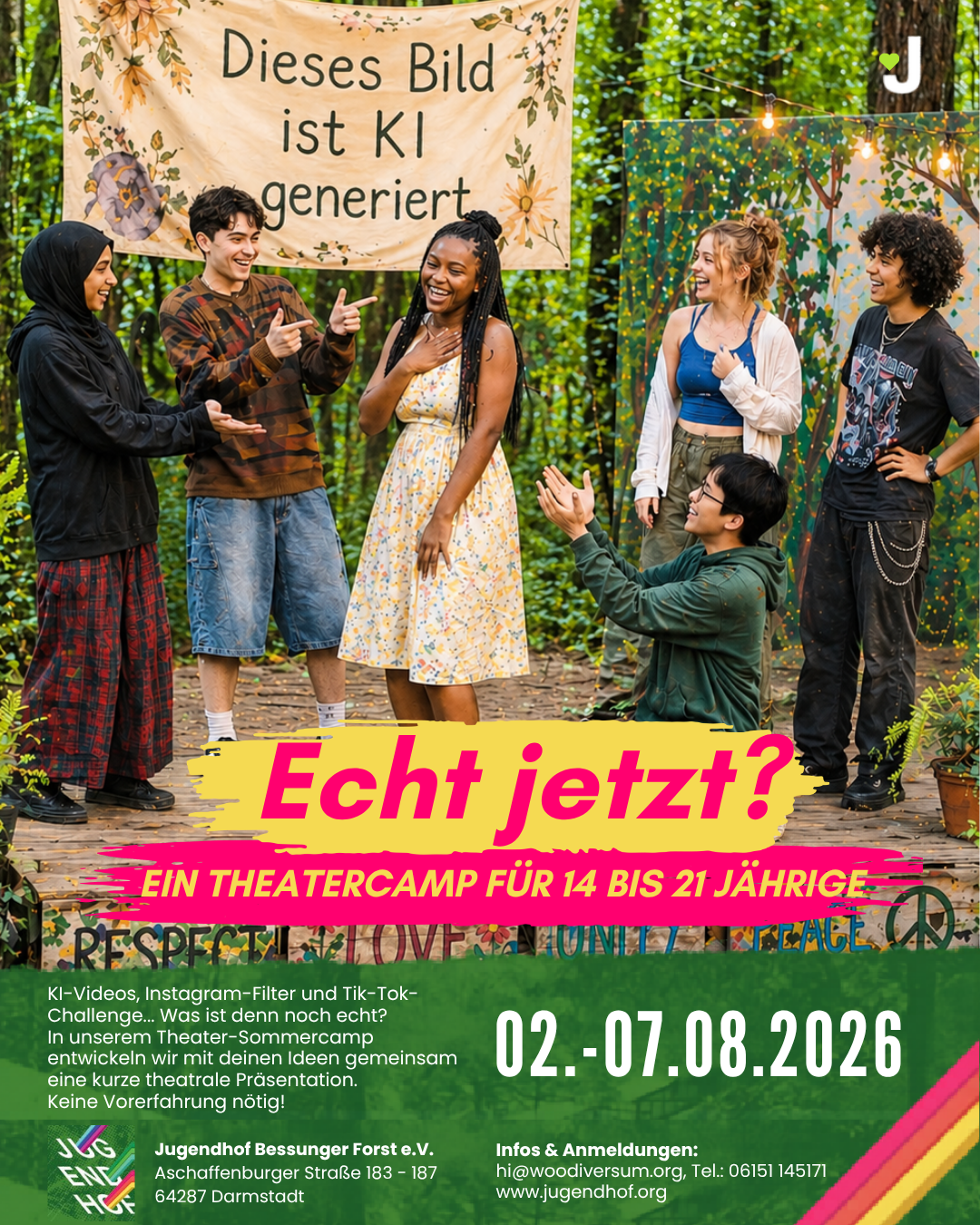 ECHT JETZT ?! THEATERCAMP // 02. – 07.08.2026
